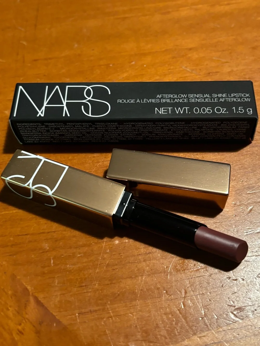 NARS Afterglow Sensual Shine Lipstick Hot Rush